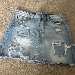 Judy Blue Jean Mini Skirt Blue Casual